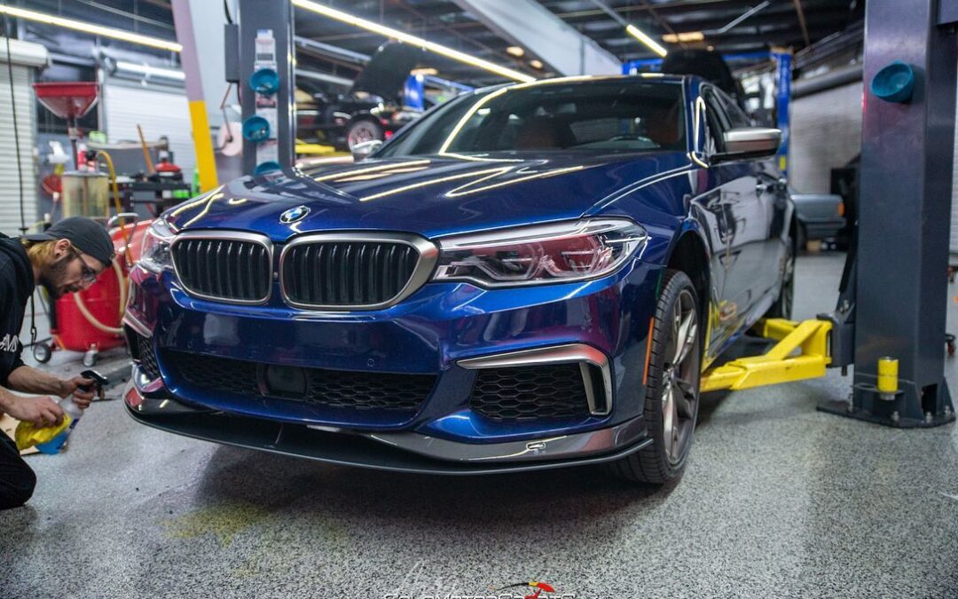 BMW M550i AC Schnitzer Spoiler Installation