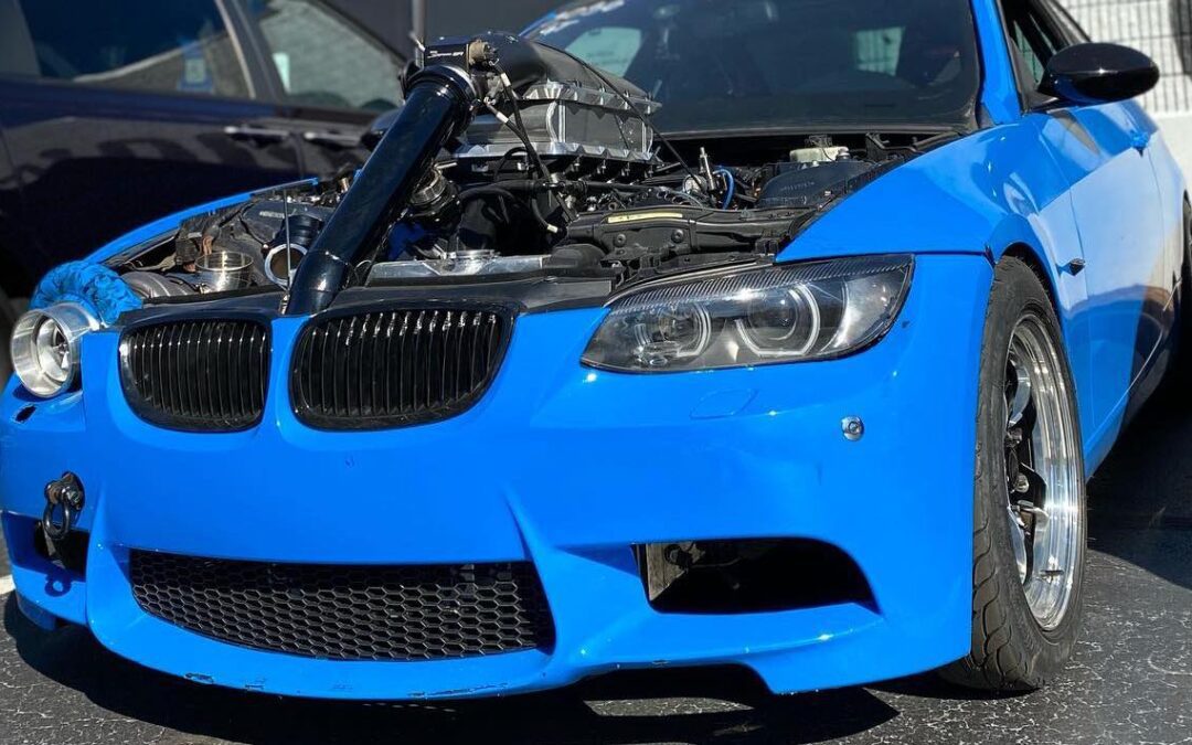 SMS-Metal | Big Turbo! PrecisionTurbo LS Swapped BMW E92