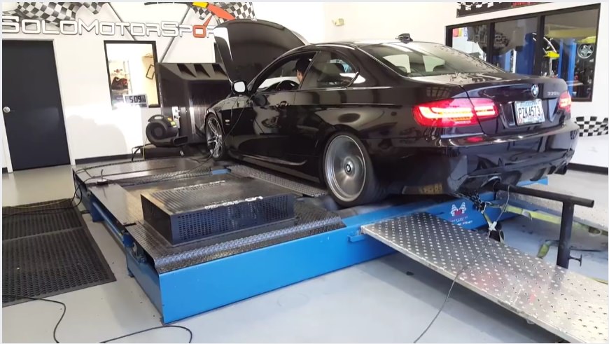 BMW 335is Dyno pull and tuning