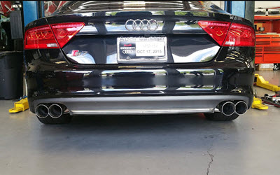 Audi Car In Our Garage For Oxygen Sensor Check