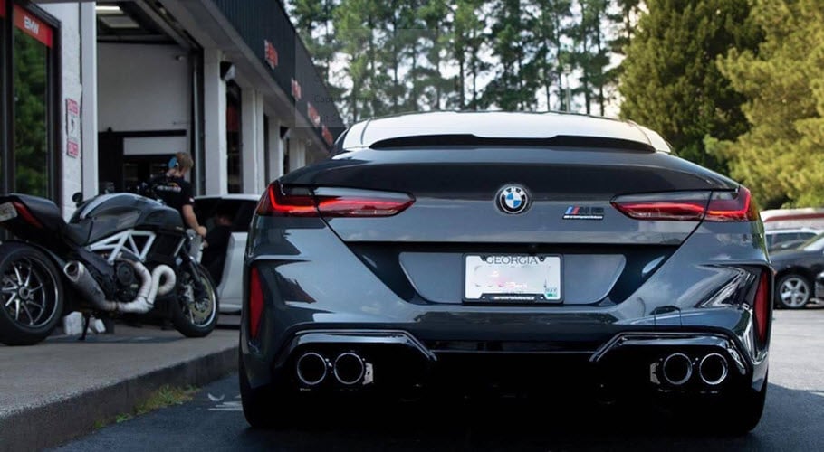 BMW Car Outside Our Garage