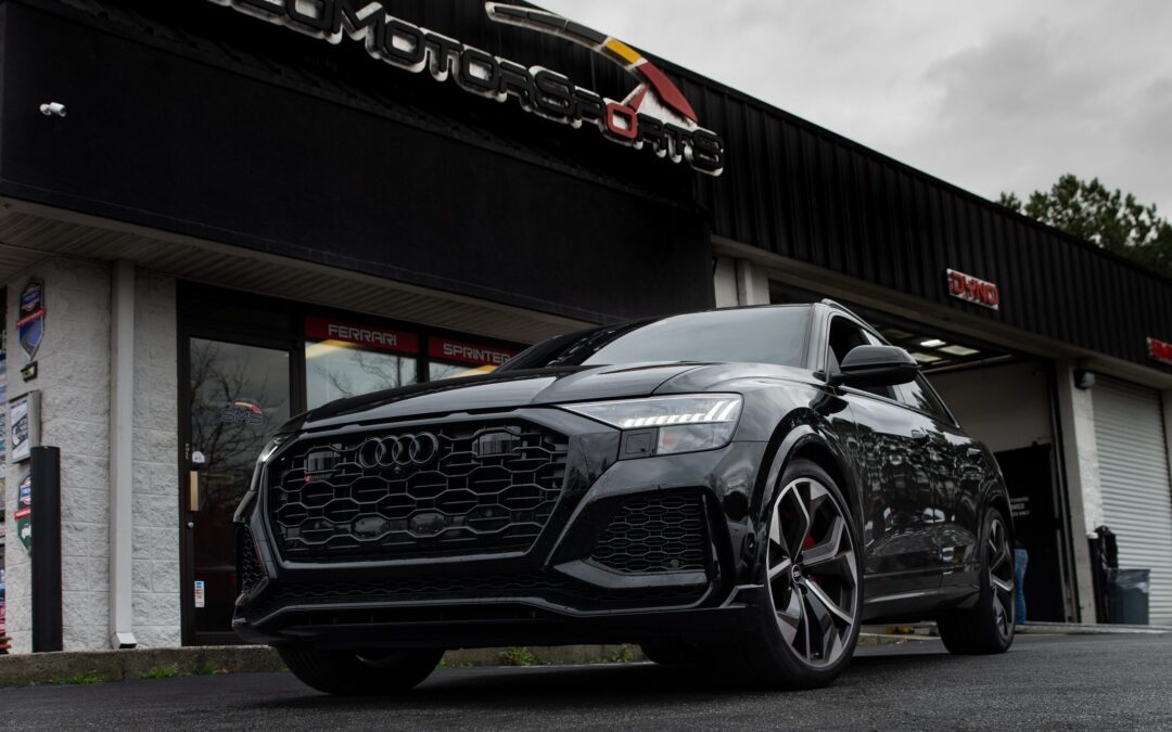 SMSTuned 2021 Audi RSQ8 + Ryft.co Downpipes install