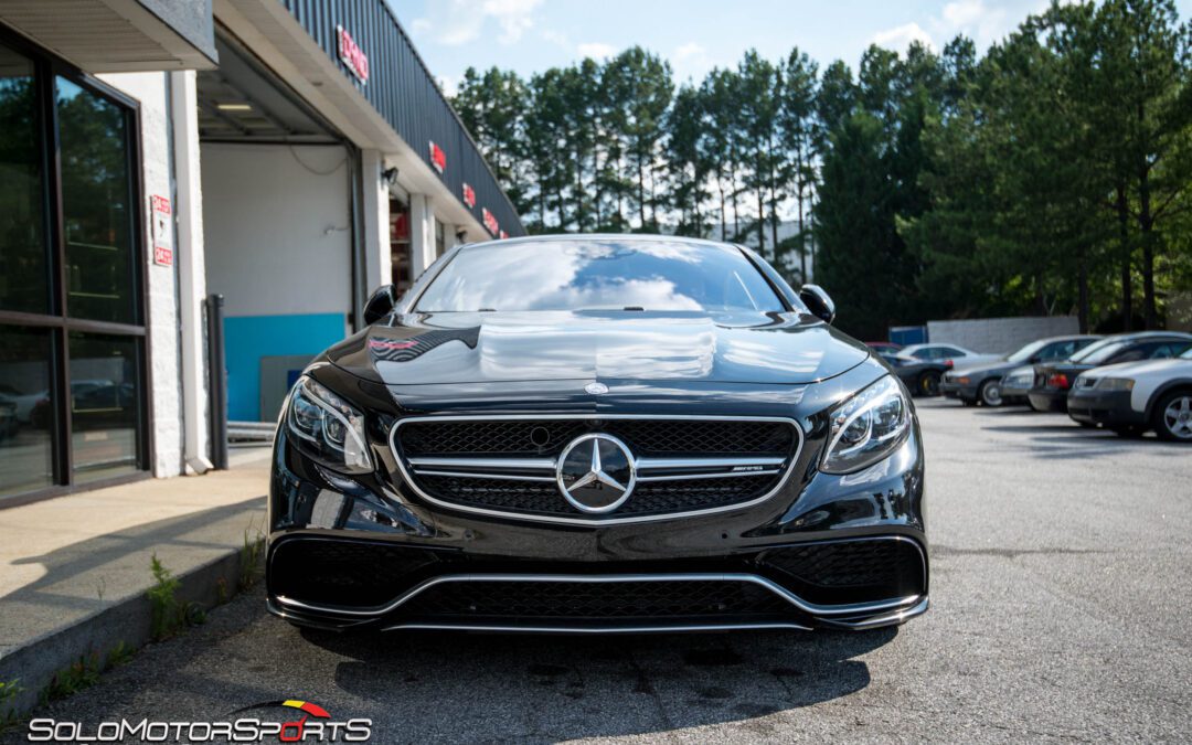 Mercedes S65 AMG with Downpipes and electric cutouts