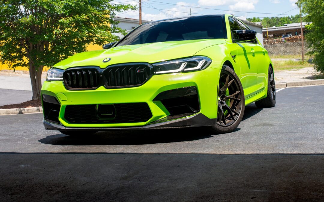 BMW F90 M5 ///M Performance Carbon Front Splitter Install