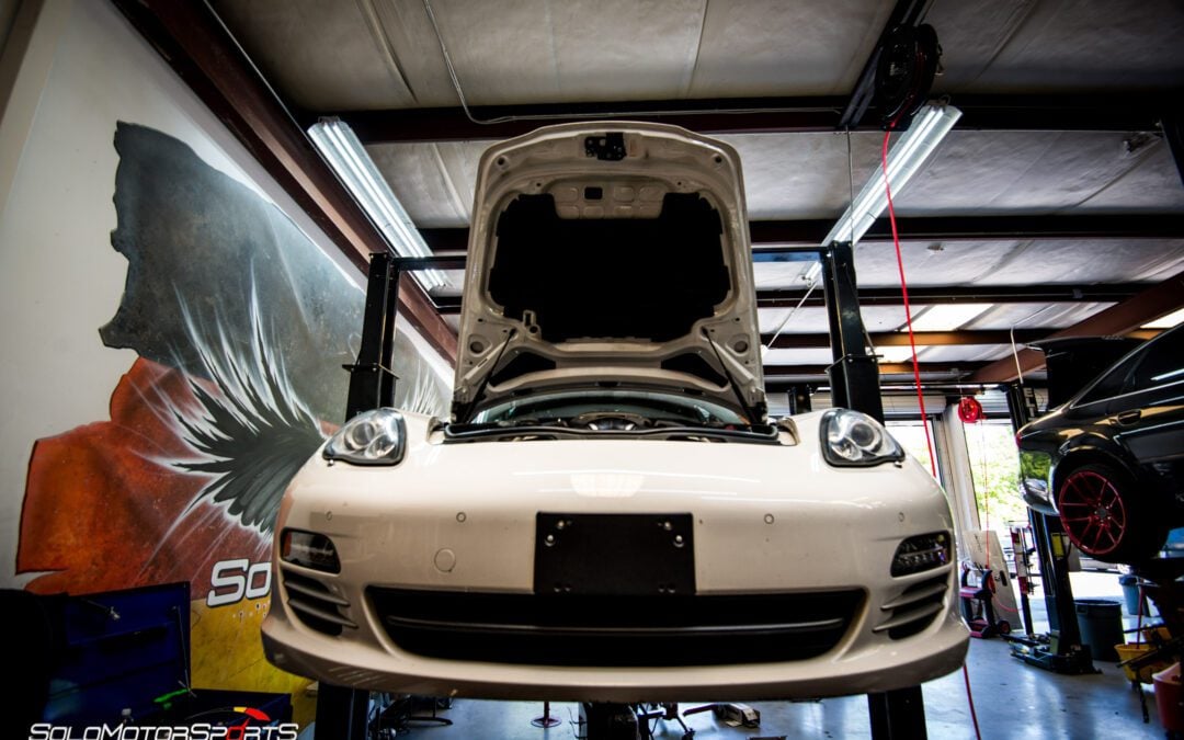 Porsche Panamera 4S in for Custom Exhaust