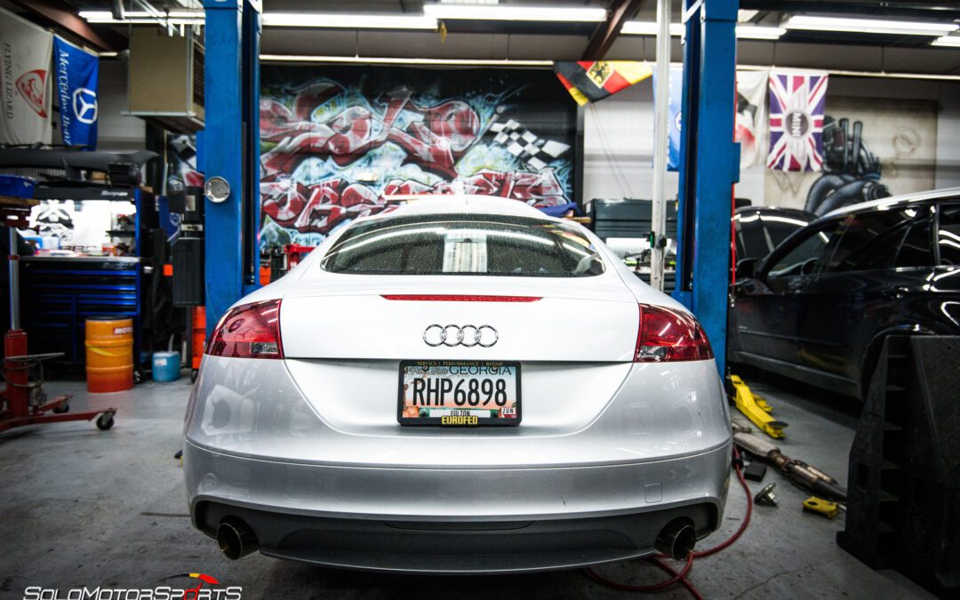 Audi TT Racecar back in for upgrades!