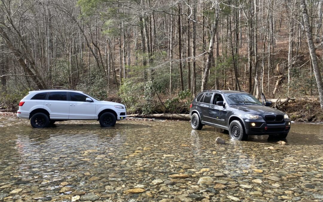 Get dirty with our SMS OffRoad Diesel Division: BMW X5d + Audi Q7 TDi