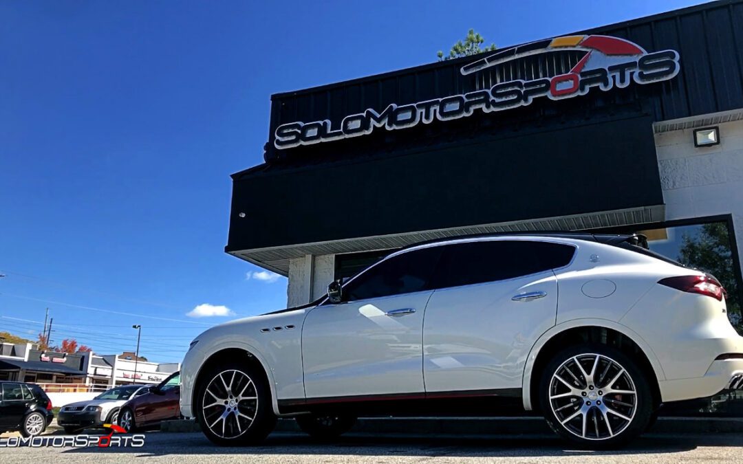 Maserati Levante in for Exhaust Install