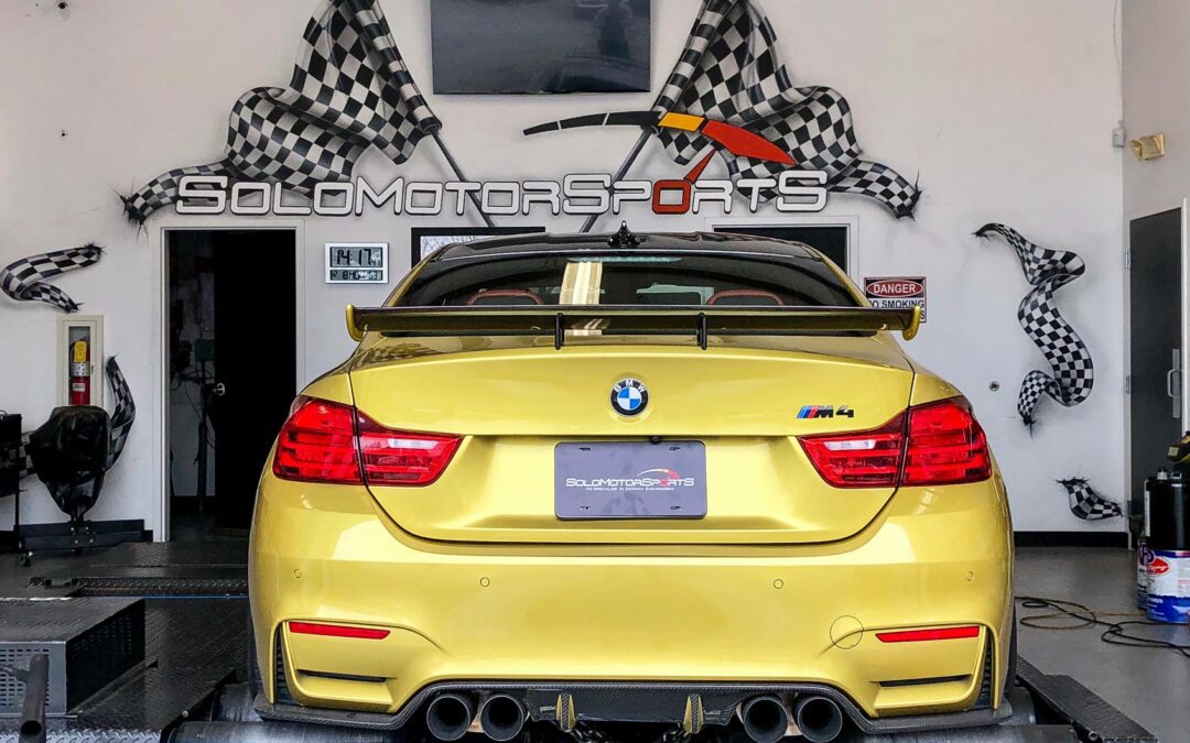 BMW M4 in for performance bits and Custom Tune