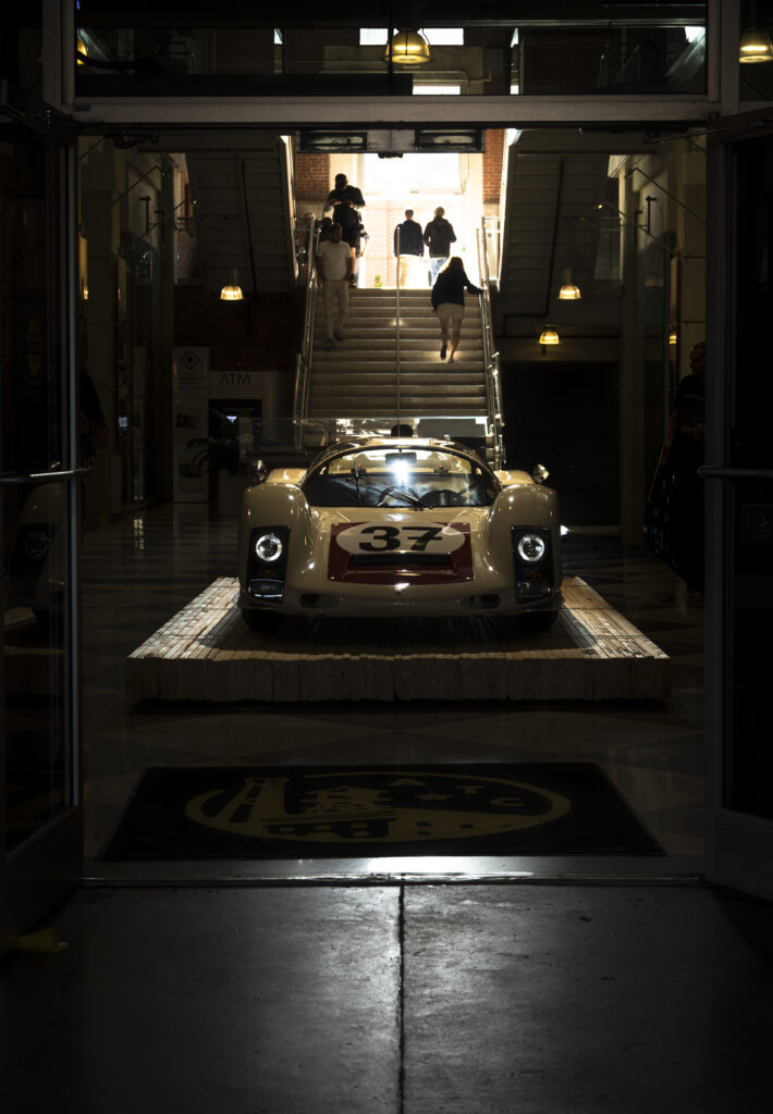 Vintage Porsche race car