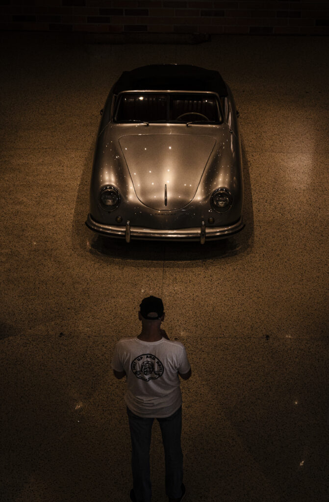 Porsche on display