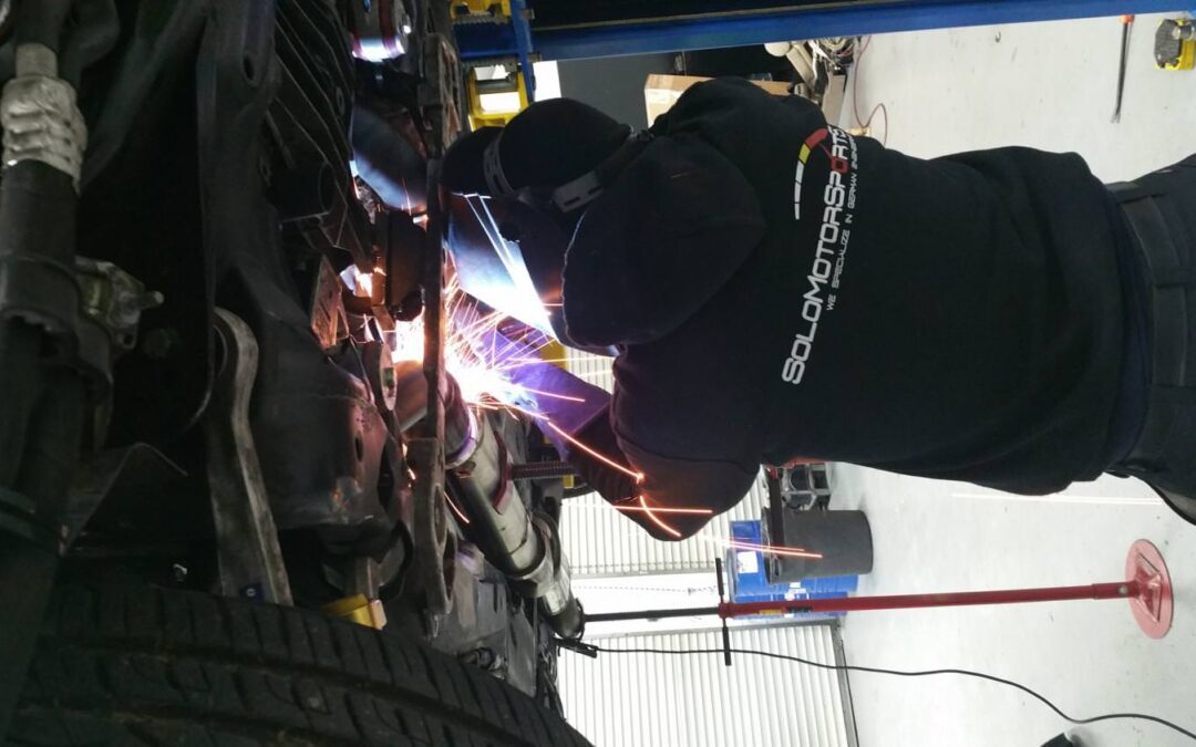 Custom 4 inch exhaust by Solo
