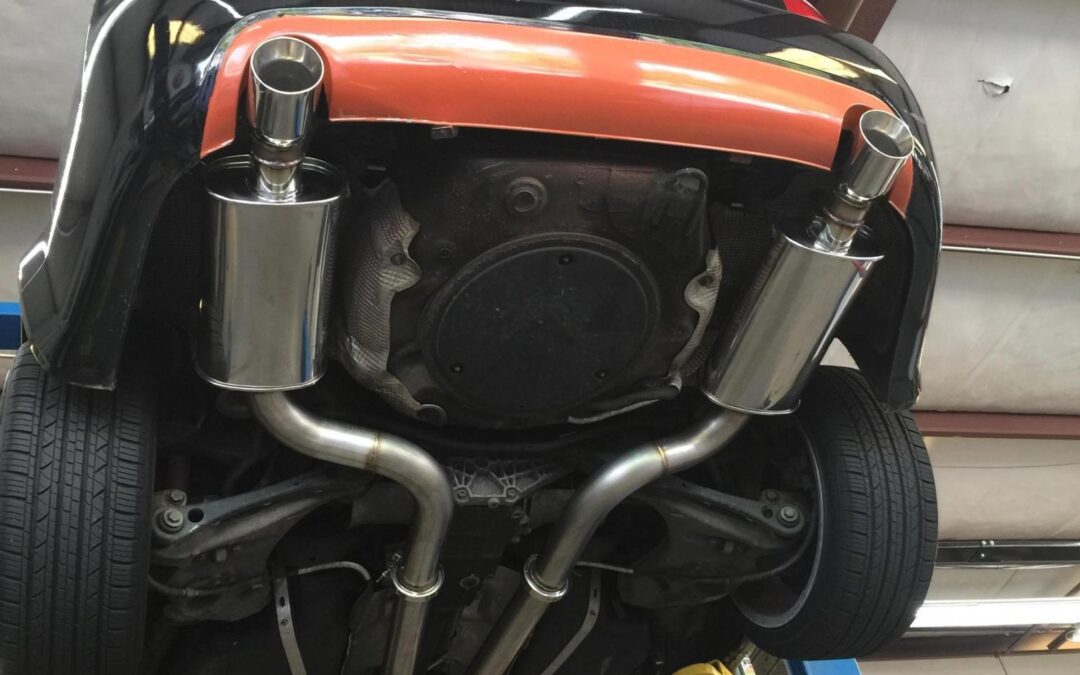B6 2.7t swap custom exhaust