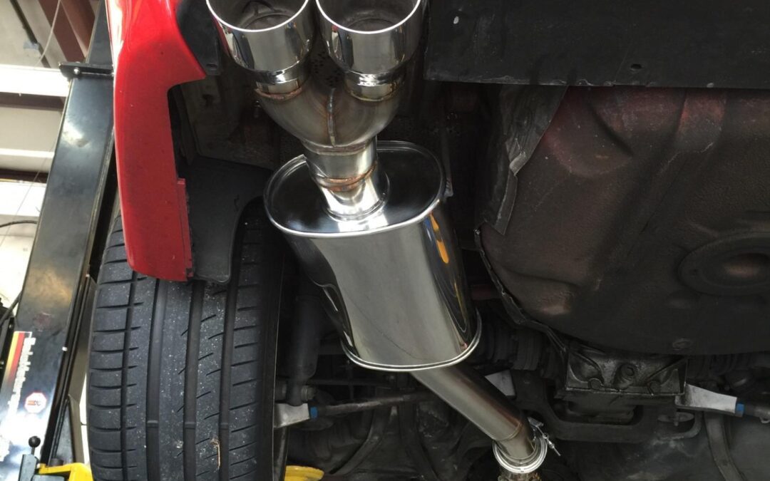 E36 S54 Custom 3in exhaust