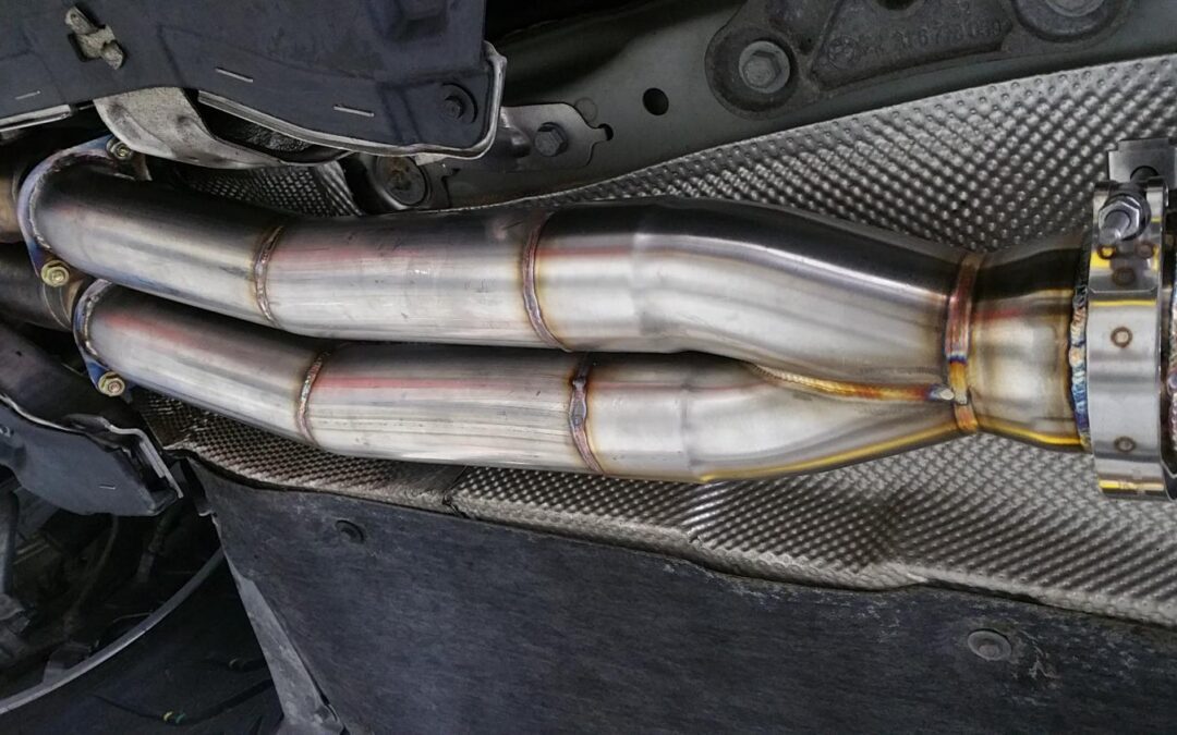 BMW 135i Race car – custom exhaust