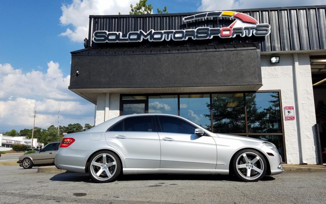 E350 In for Lowering springs