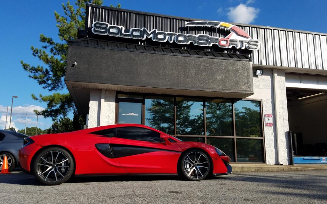 McLaren 570s in for service