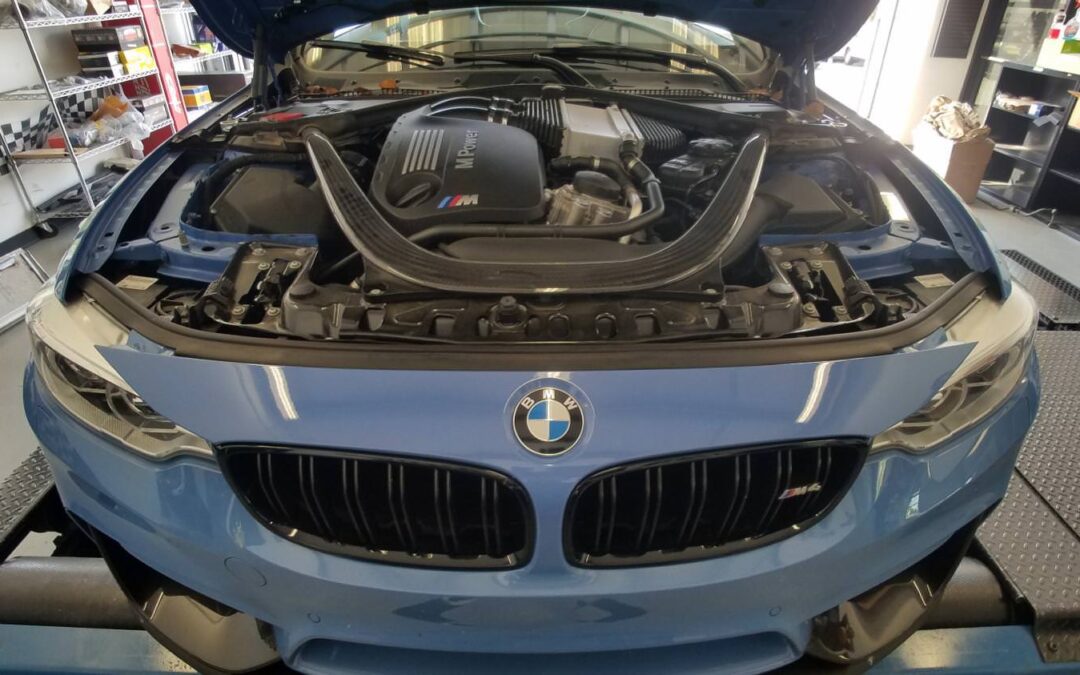 BMW M4 on the dyno
